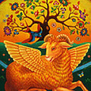 The Ram With The Golden Fleece, 2011 Oils And Tempera On Panel Poster