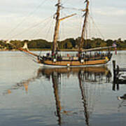 The Schooner Sultana At Chestertown Maryland Poster
