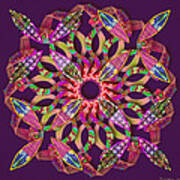 Blooming Mandala 1 Poster