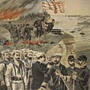 The Spanish American War Landing Poster