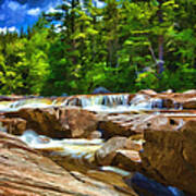 The Swift River Beside The Kancamagus Scenic Byway In New Hampshire Poster