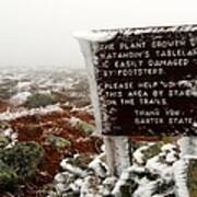 The Tablelands - Mt. Katahdin, Maine Poster