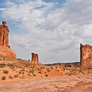 The Three Gossips And Courthouse Tower Poster