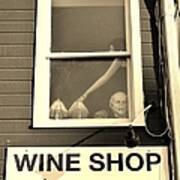 This Way To The Wine Shop Poster