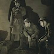 Three Actors In The Play 'what Price Glory' Poster