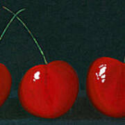 Three Cherries Poster