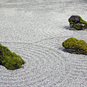 Three Zen Stones Poster