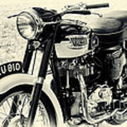 Tiger T110 Motorcycle Poster