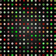 Tiles.red-green.1 Poster