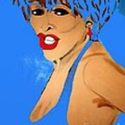 Tina Turner Fierce Blue 2 Poster