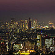 Tokyo City Skyline Poster