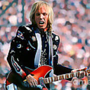 Tom Petty At Live Aid In Philadelphia Poster