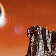Total Eclipse On Mars Poster