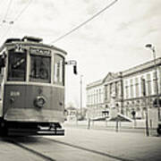Tram In Oporto Poster