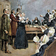 Trial Of Two Witches,salem Poster