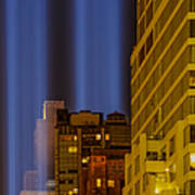 Tribute In Lights 911 Wtc Nyc Poster
