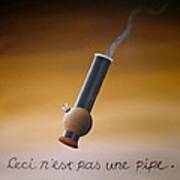 Tribute To Magritte Poster