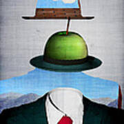 Tribute To Rene Magritte Poster