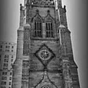 Trinity Church Clock Tower - New York Poster