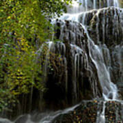 Trinity Waterfall In Monasterio De Piedra Park Poster