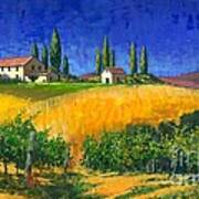 Tuscan Evening Poster