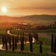 Tuscany Evening Poster