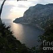 Twilight Glow In Capri Poster