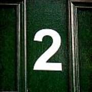 Two On Green Door Poster