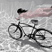 Underwater Bicycling Poster