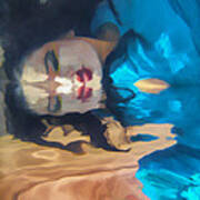 Underwater Geisha Abstract 1 Poster
