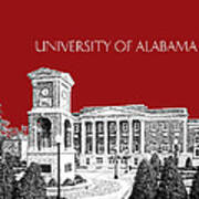 University Of Alabama #2 - Dark Red Poster