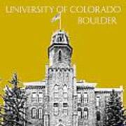University Of Colorado Boulder - Gold Poster