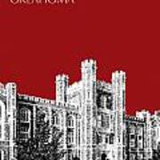 University Of Oklahoma - Dark Red Poster