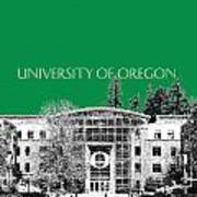 University Of Oregon - Forest Green Poster