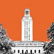 University Of Texas - Coral Poster