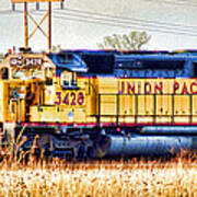 Up 3428 Rcl Locomotive In Color Poster