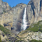 Upper And Lower Yosemite Falls Poster