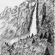 Upper Falls In Yosemite Poster