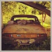 #urbanex #rural #nc #abandoned #car Poster