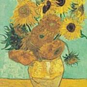 Van Gogh Sunflowers #2 Poster