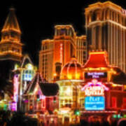 Vegas Lights Poster