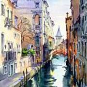 Venetian Canal V Poster