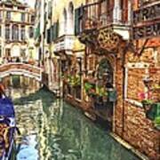 Venice Canal Serenity Poster