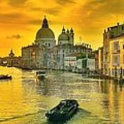 Golden Venice 3 Hdr - Italy Poster