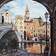 Venice - Rialto Bridge Poster