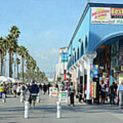 Venice Street Scene Poster