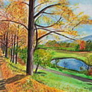 Vermont In The Fall Poster