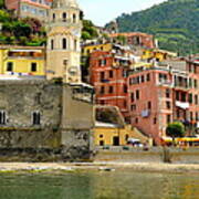 Vernazza Bell Tower Poster