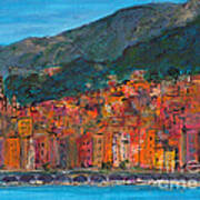 Vieux Menton Poster