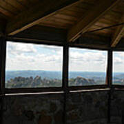 View From Harney Peak Lookout Poster